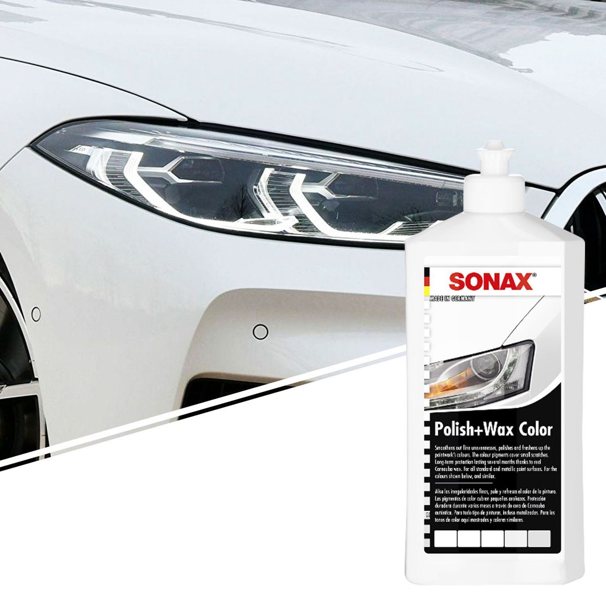 GENERICO - Cera Liquida De Auto Blanco Sonax 500ml