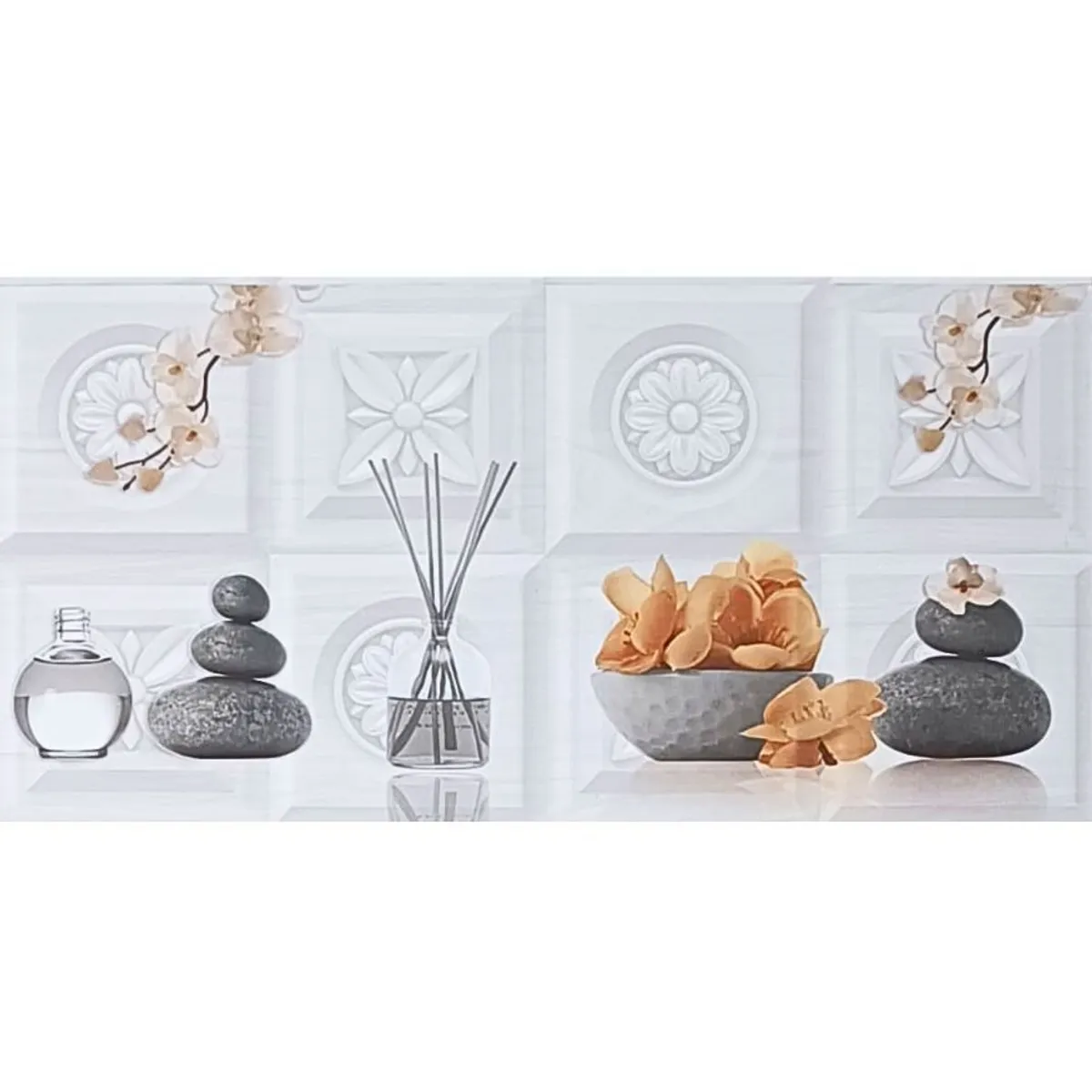 EJESA CREA TU ESPACIO IDEAL - Decorado cuadros plata 30x60cm - unidad - Mayólica Importada