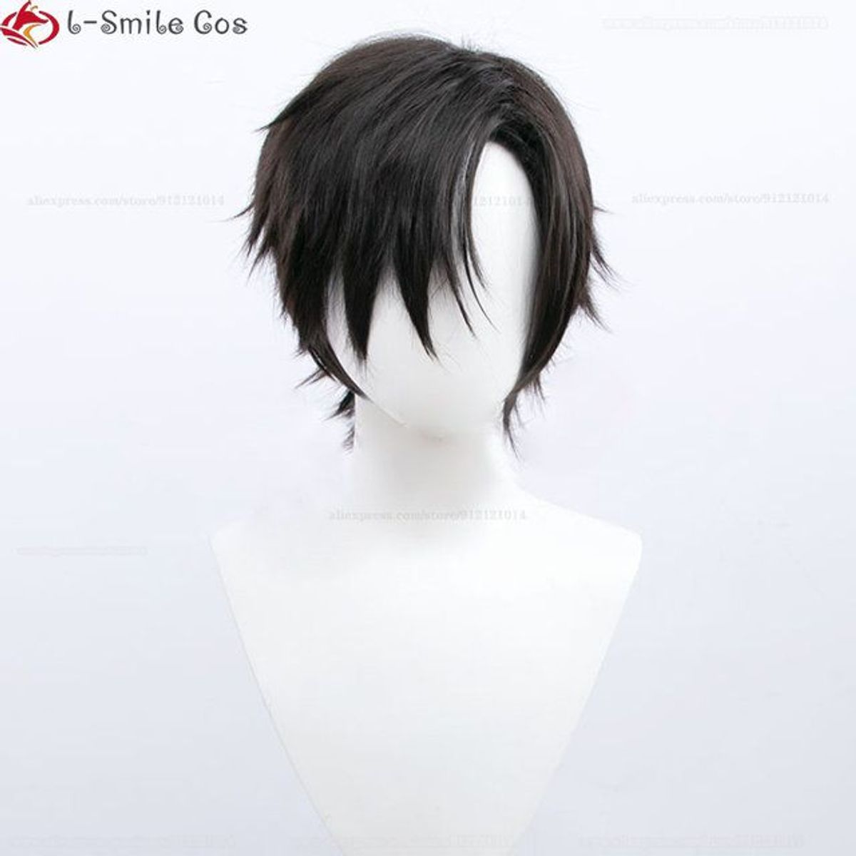 GENERICO - PELUCA DE ANIME  CORTO NEGRO