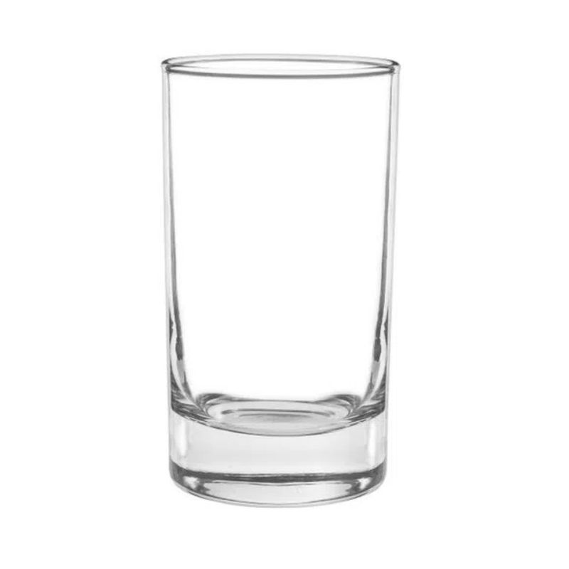 INSPIRA - Set de 6 Vasos de Vidrio Lisos Cristal
