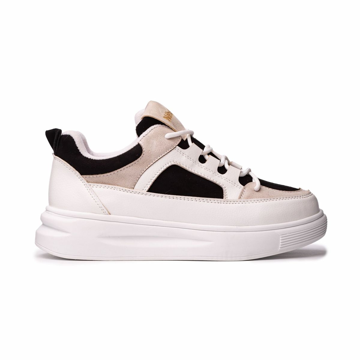 NEBULA - Zapatilla Amelie - Nébula - Blanco con Plateado