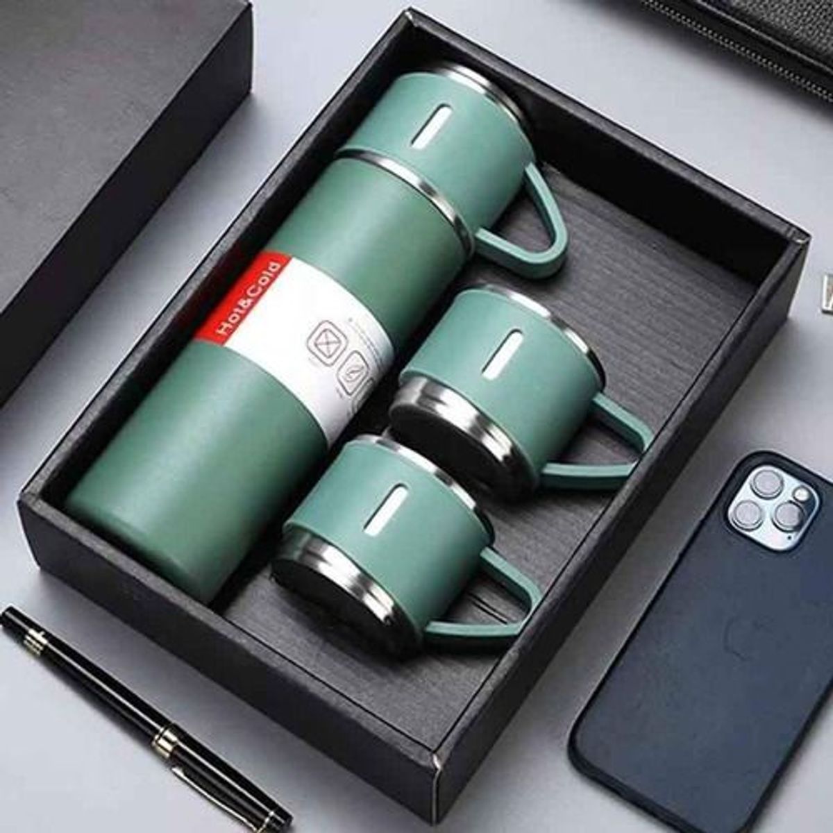 GENERICO - Termo para Bebidas Calientes Verde 500 ml