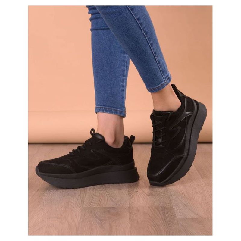 NEBULA - Zapatilla Flower - Nébula - Negro