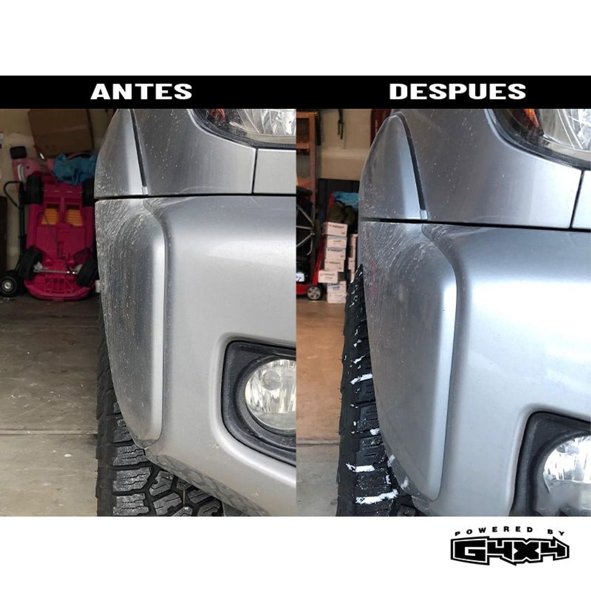 POWERED BY G4X4 GLOBAL 4 X 4 PE - Espaciadores 1.25 pulg de aluminio y centrador para Toyota