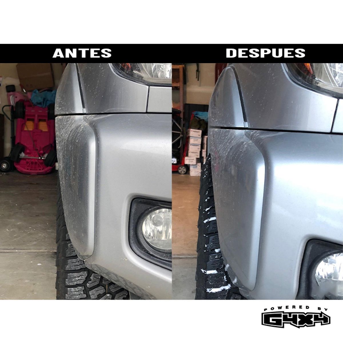 POWERED BY G4X4 GLOBAL 4 X 4 PE - Espaciadores 2 pulg de aluminio y centrador para Toyota