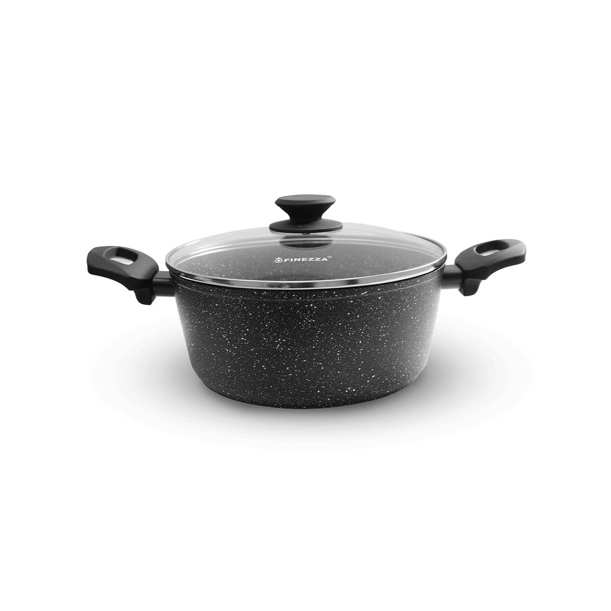 FINEZZA - Olla Finezza FZ-C526TM Antiadherente recubrimiento de granito 26 cm 4L
