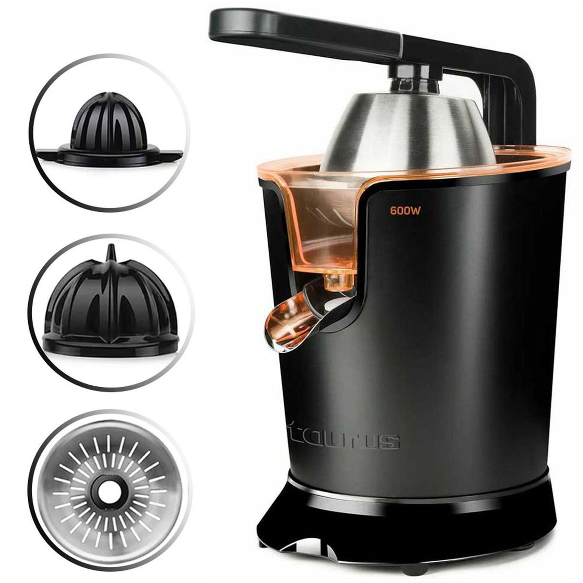 TAURUS - Exprimidor Taurus EASY PRESS 600 Negro