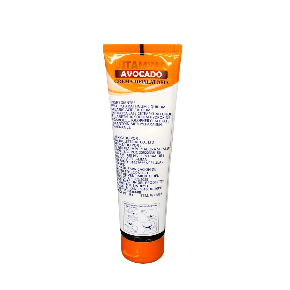 GENERICO - 3 Crema Depiladora niña Bonita Professional Care Vitamina C - 100ml