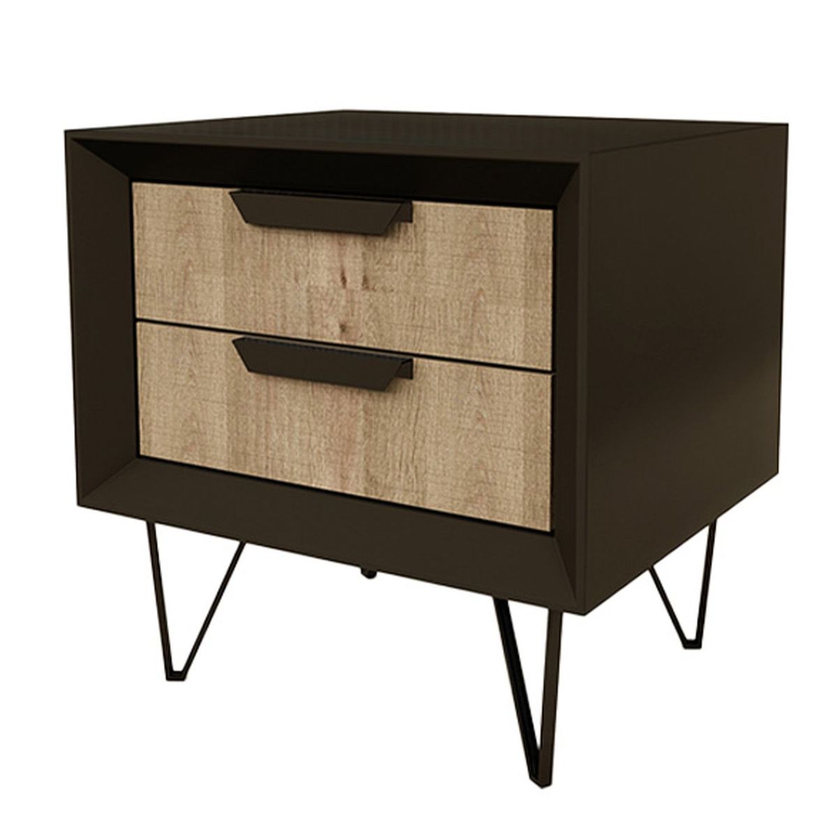 BARAKA HOME - Velador Voru - Negro y Macchiato