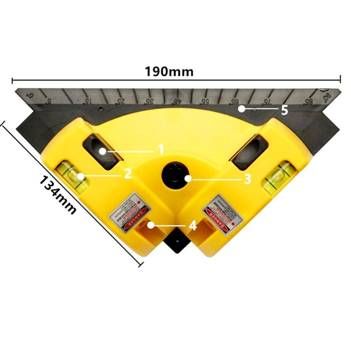 GENERICO - Nivel Láser Multifuncional Escuadra