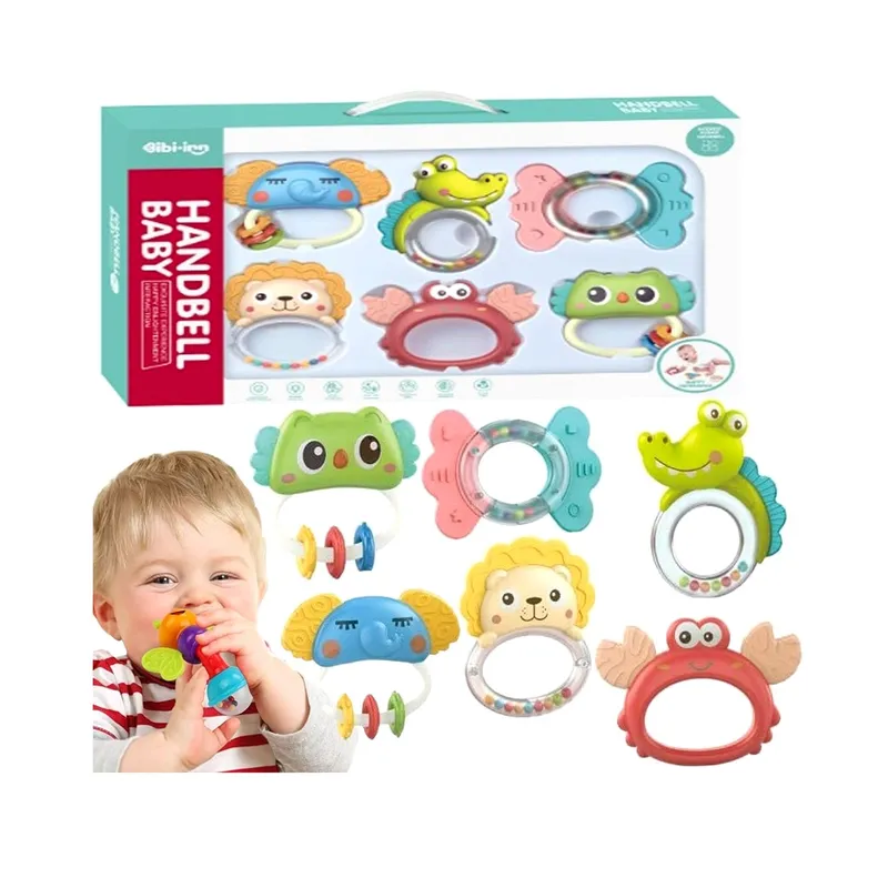 GENERICO - Kit Mordedor Sonajero x 6 Piezas 608-79