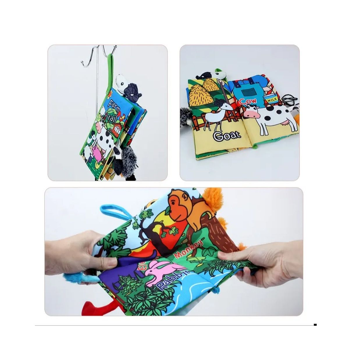 GENERICO - Libro Estimulación Niños Juguete Sensorial Aleatorio x1