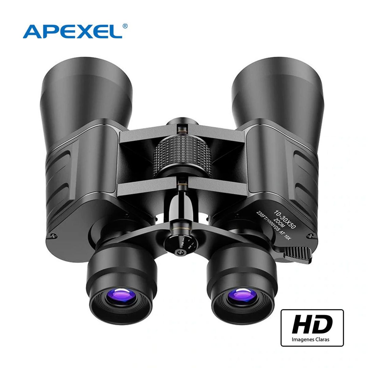 APEXEL - Binoculares Profesionales Apexel AP-L-PB10 30X50 Zoom Porro BAK-4