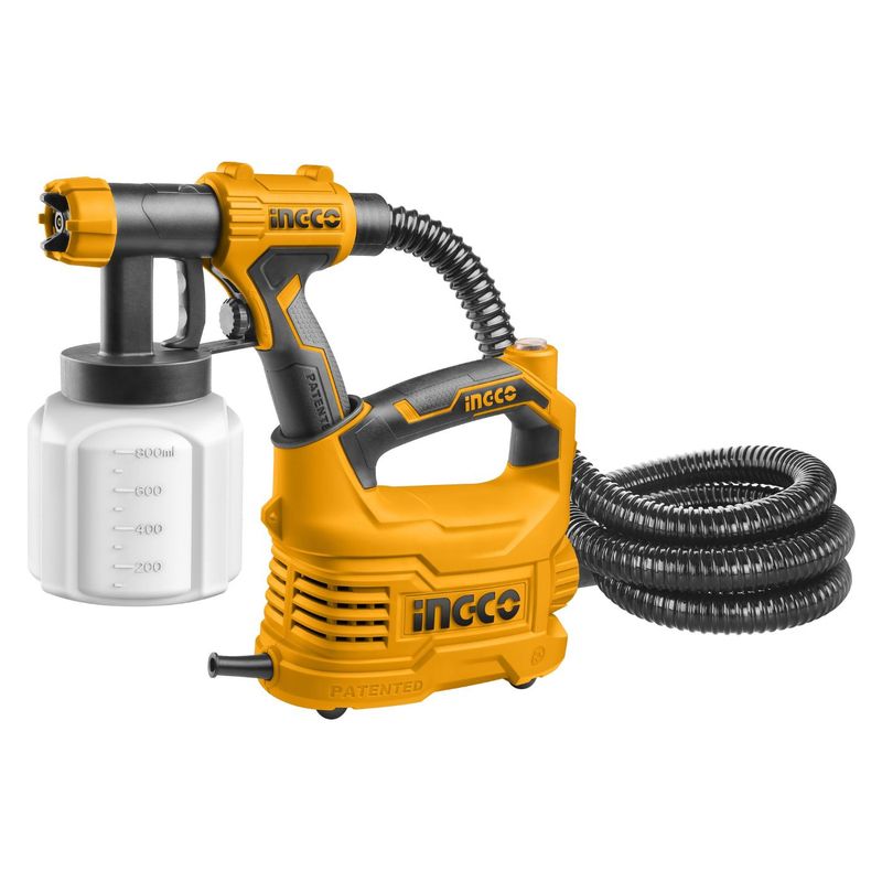 INGCO TOOLS - Pistola para pintar electrica vaso de plastico 550W Ingco