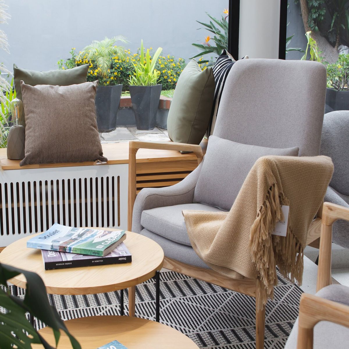 NIHM - Butaca de Tela Royo Gris