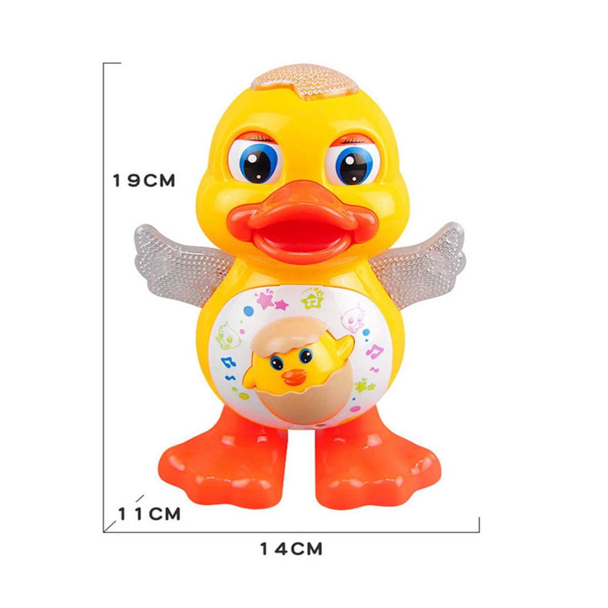 GENERICO - Juguete Interactivo Musical Pato con Luces