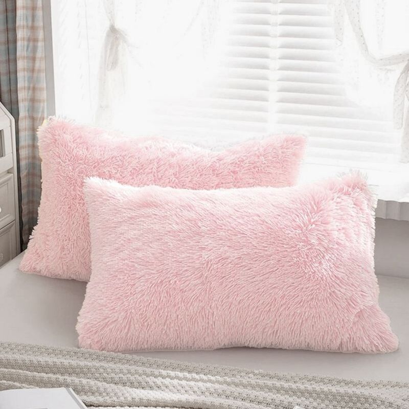 GENERICO - almohada peluche largo 50cmx70cm rosa bebe