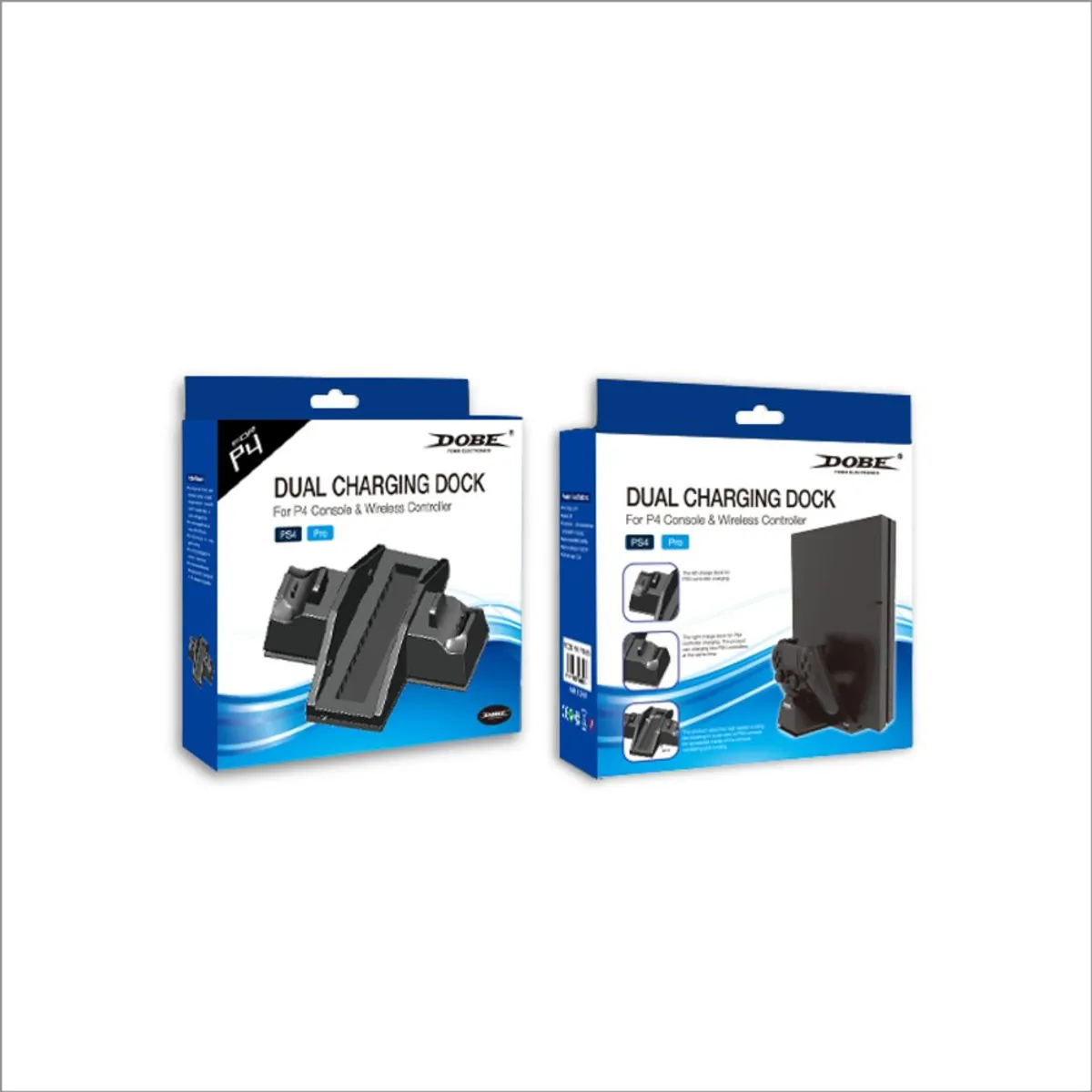 DOBE - Base de carga dual para PS4 y PS4 Pro TP4-805B DOBE.
