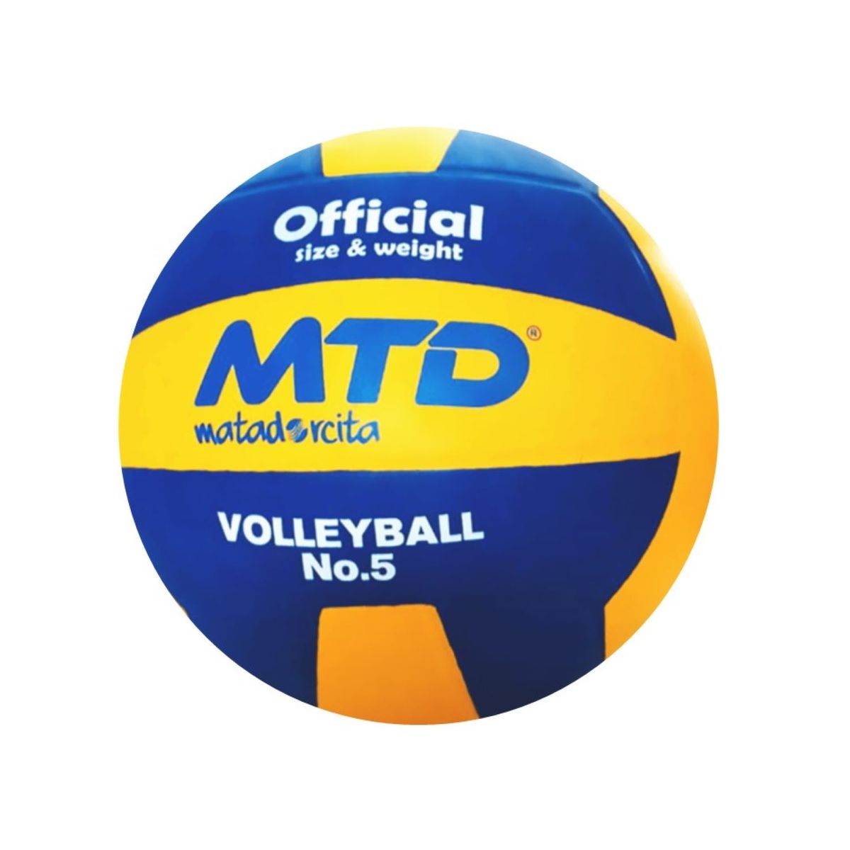 MTD - PELOTA DE VÓLEY MTD GOMA LISA TAMAÑO 5 MÁS AGUJA Y MALLA