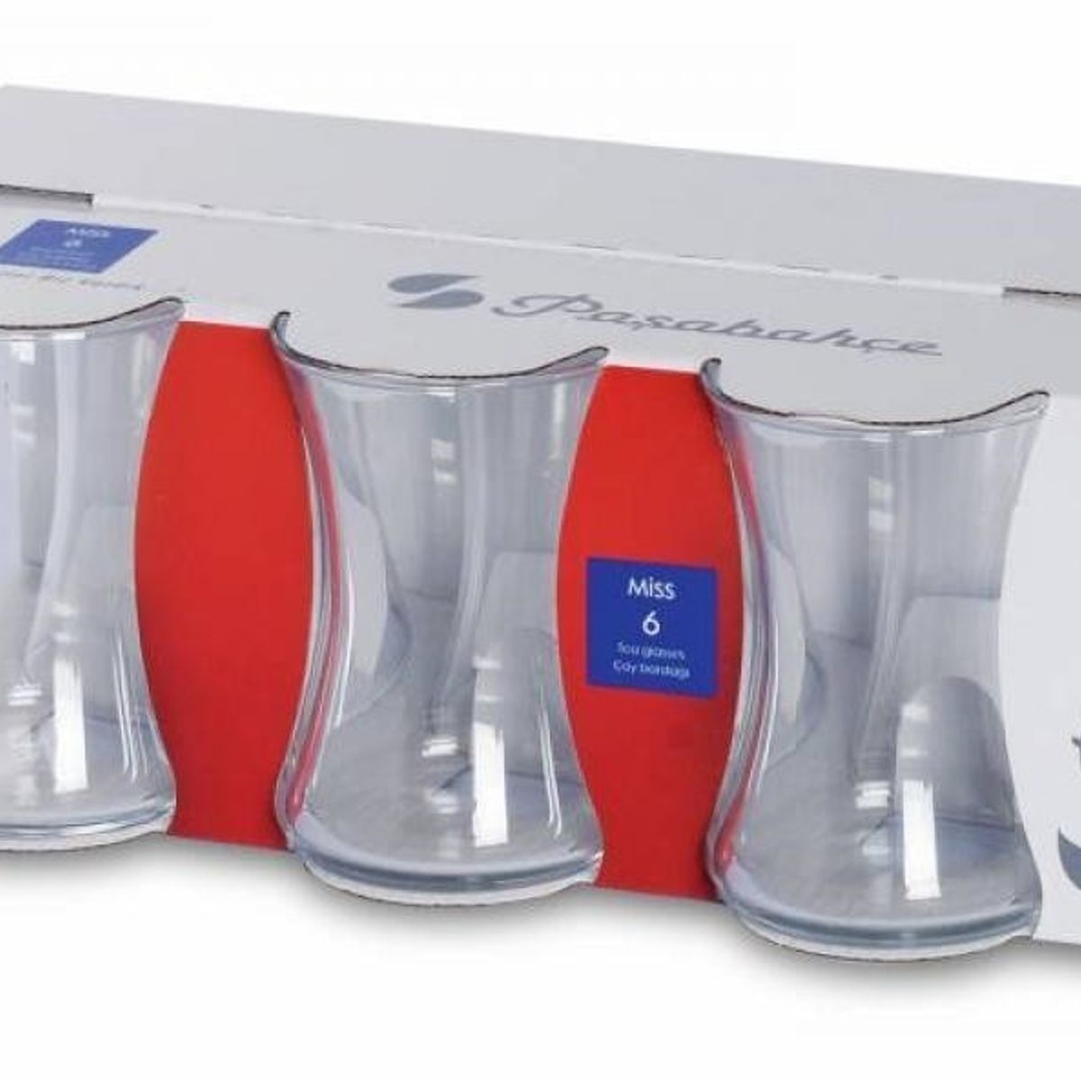 PASABAHCE - SET DE TAZAS PARA TE TURCO X 6 PIEZAS