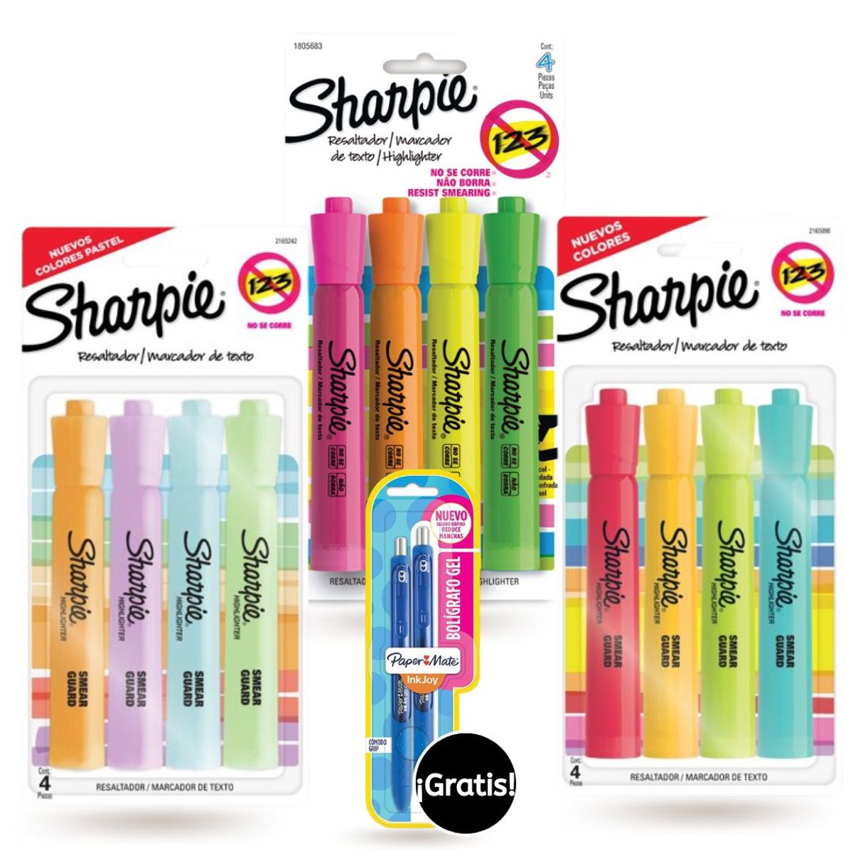 SHARPIE - Pack Resaltadores Tank Collection x 12
