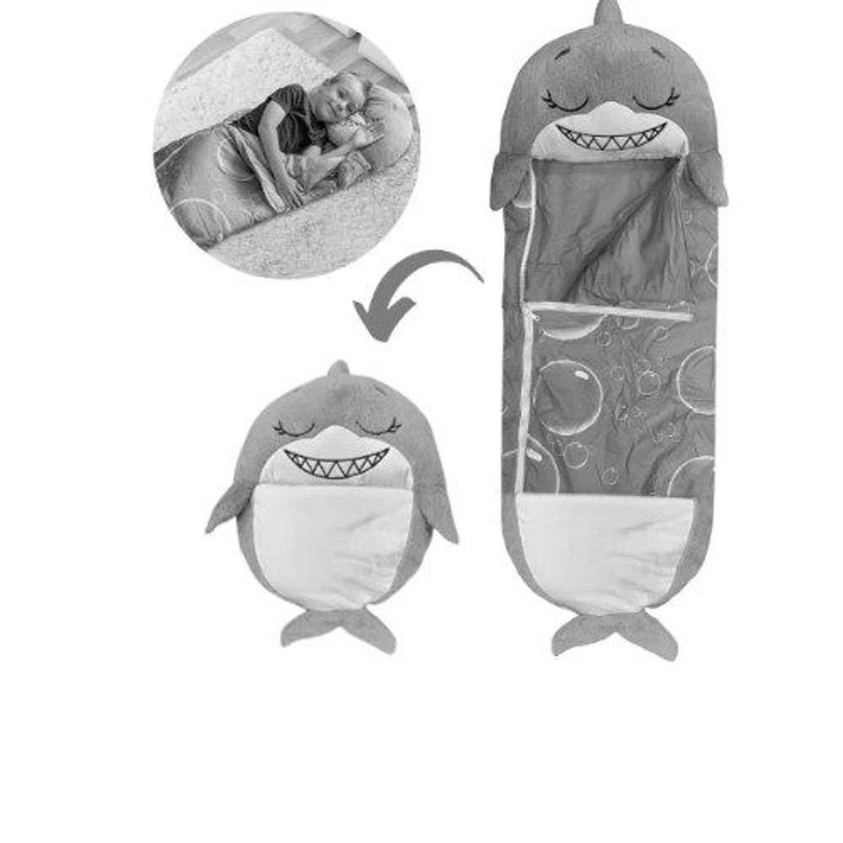 GENERICO - Bolsa De Dormir Almohada Infantil Sleeping Acolchado