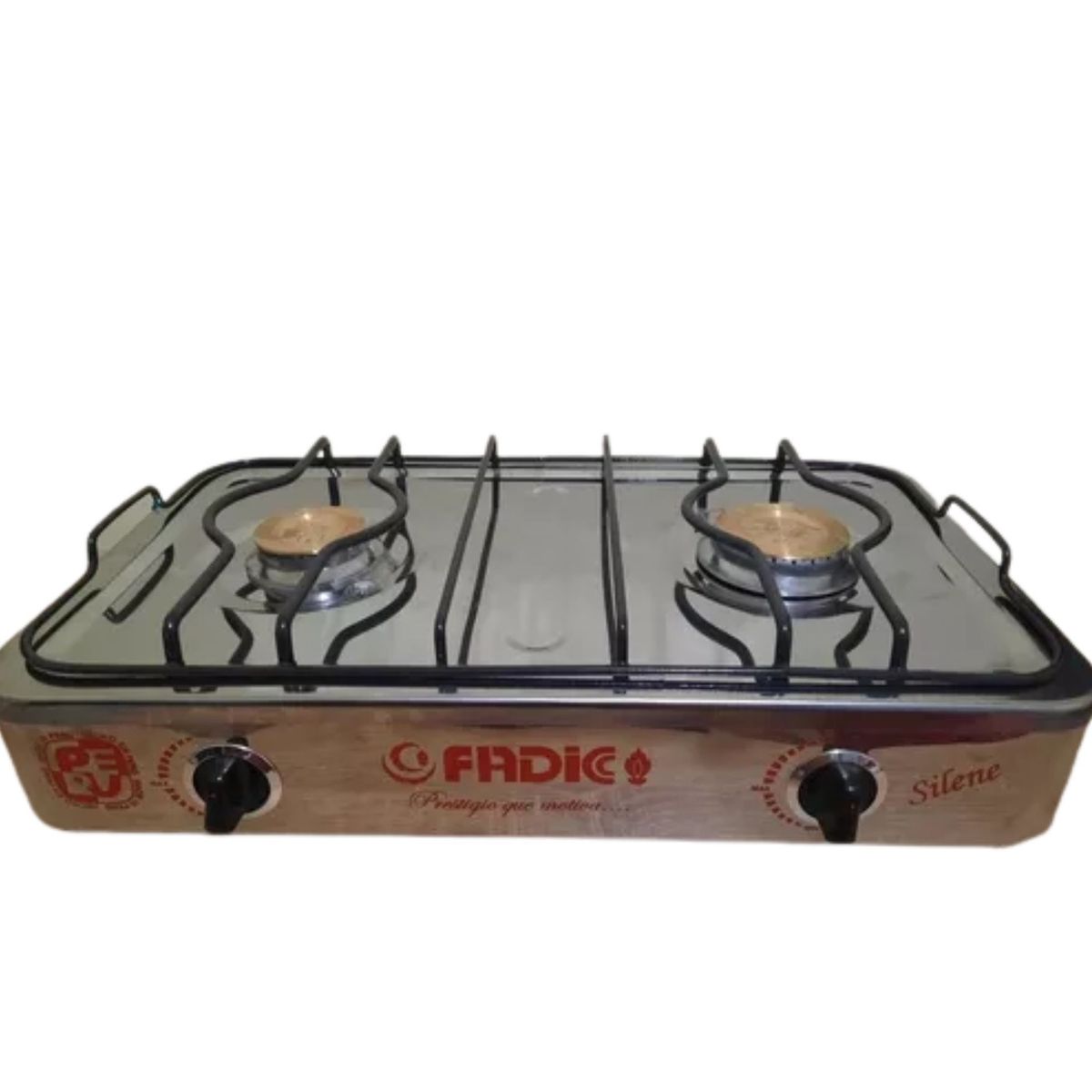 FADIC - Cocina de Mesa 2 hornillas total acero inoxidable Modelo Silene Marca Fadic