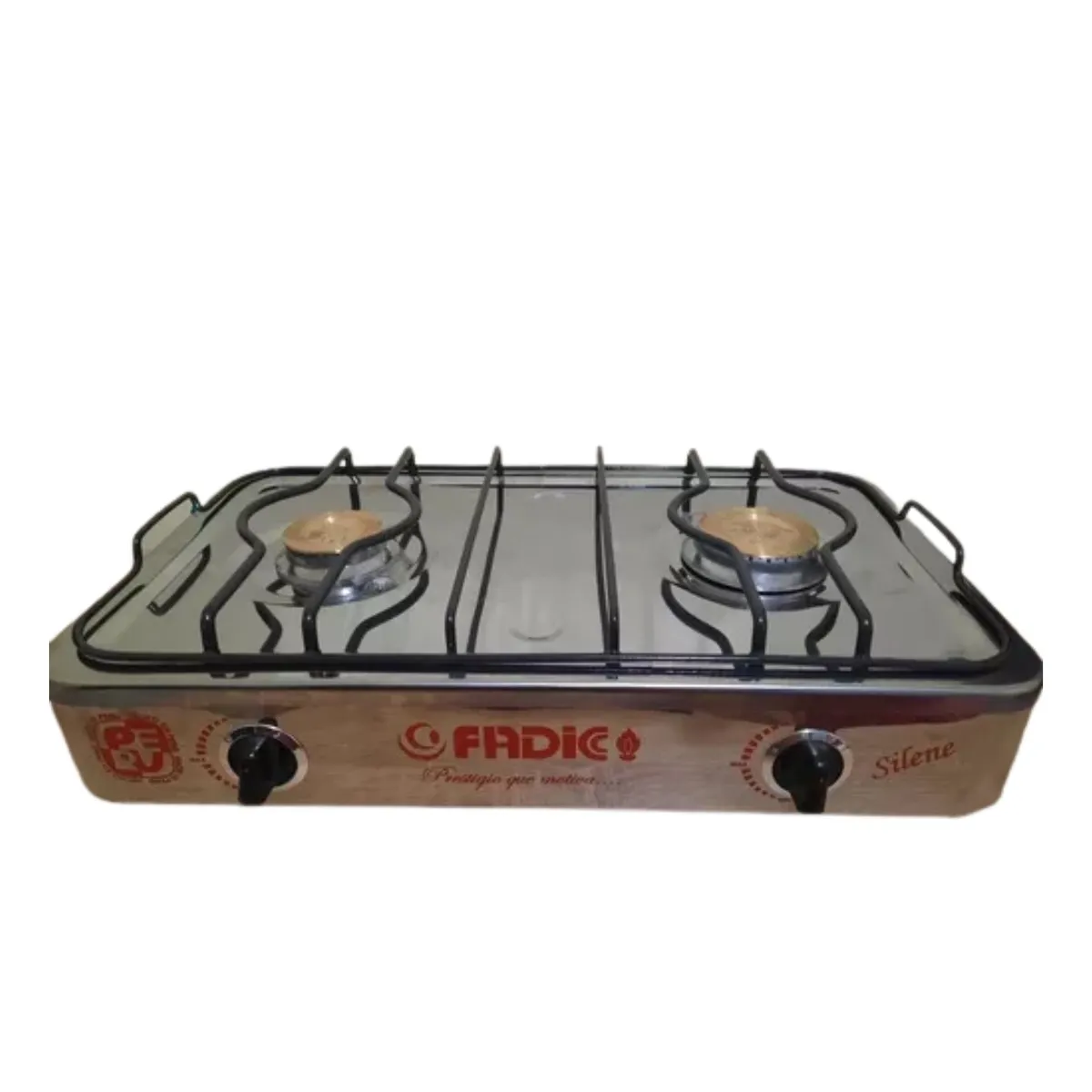 FADIC - Cocina de Mesa 2 hornillas total acero inoxidable Modelo Silene Marca Fadic