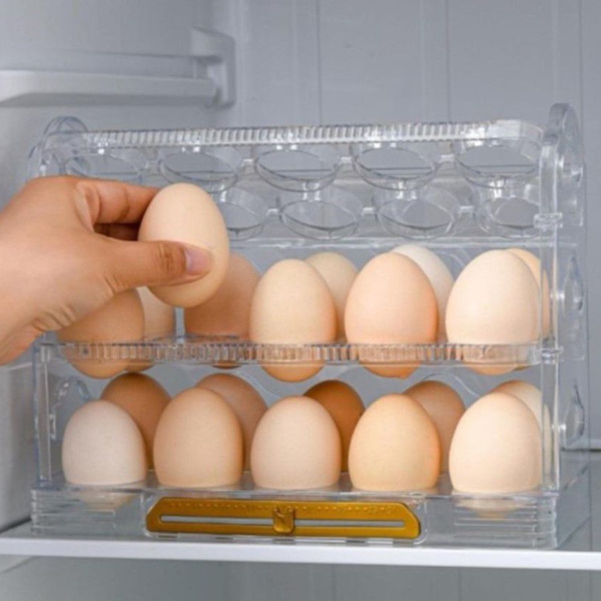 GENERICO - Organizador de huevo de 3 niveles DE CALIDAD.