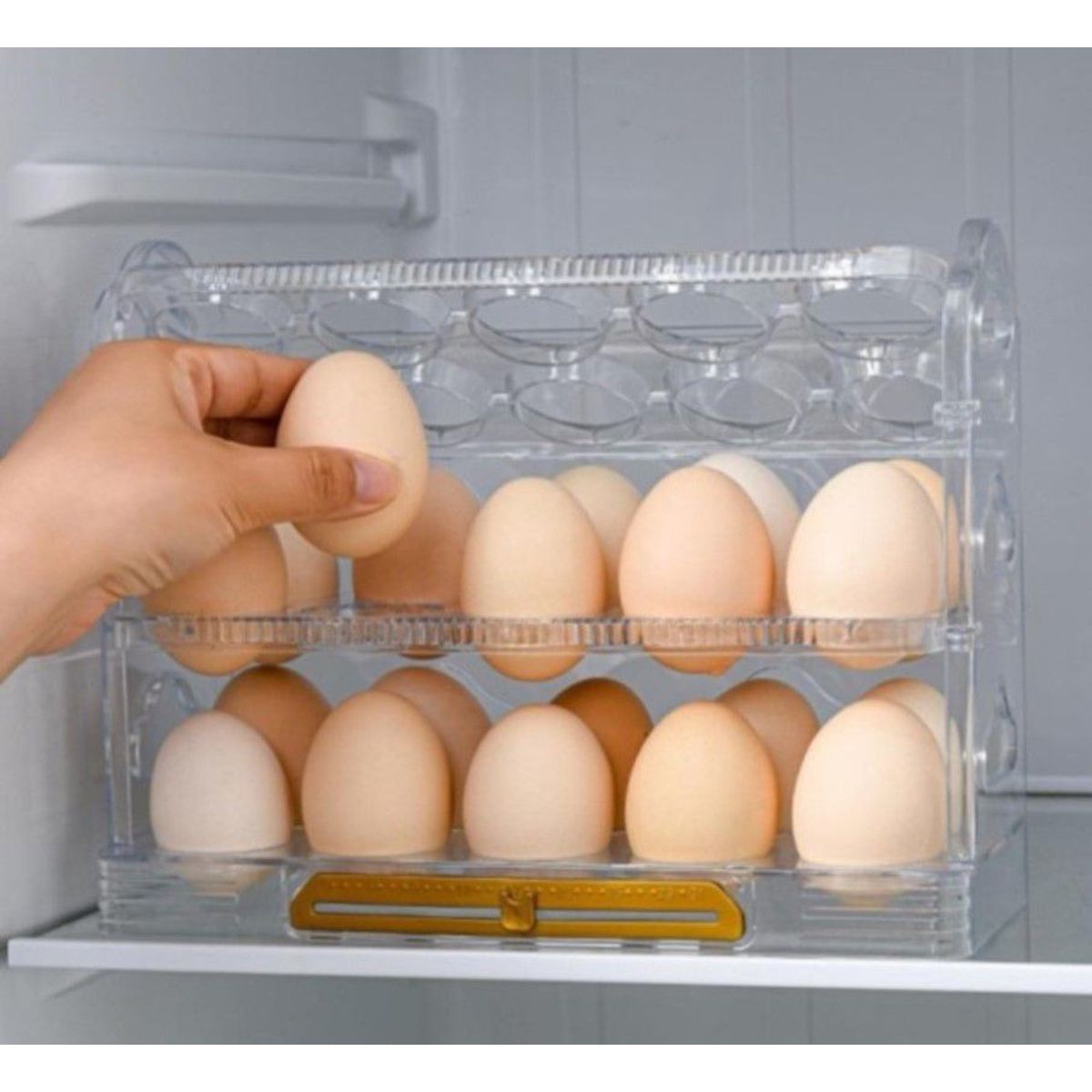 GENERICO - Organizador de huevo de 3 niveles DE CALIDAD.