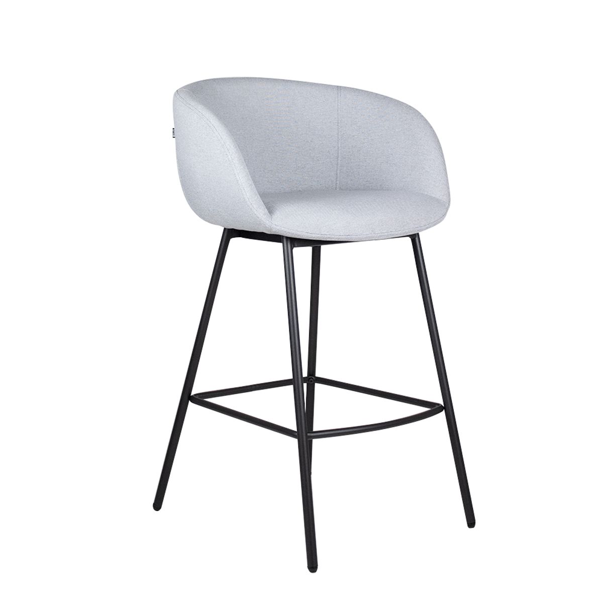 NIHM - Silla Alta de Bar Siba Gris Claro