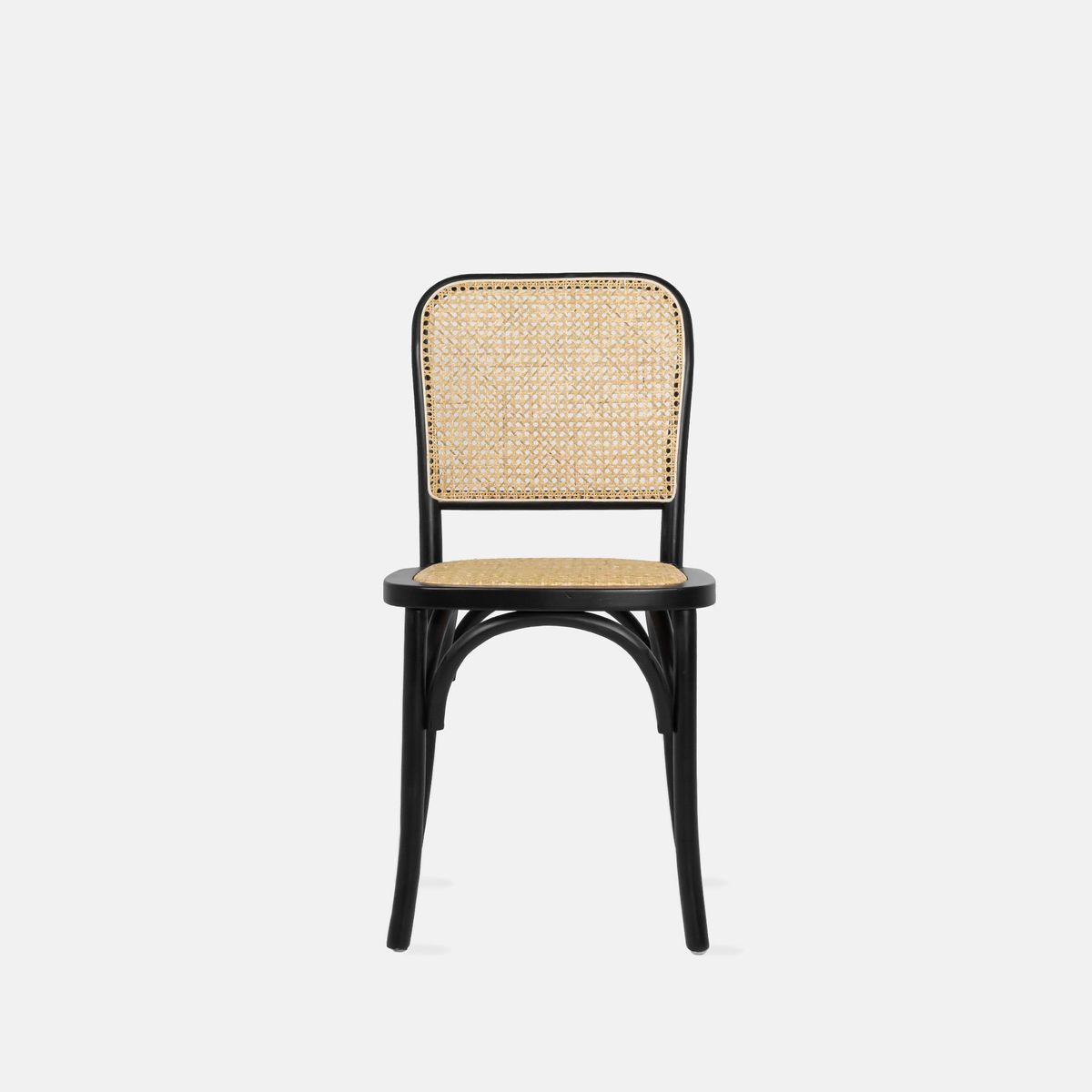 NIHM - Silla De Comedor De Madera Duriyee Negra