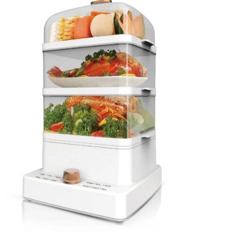 RAFF - vaporera ALIMENTOS PORATIL 3 PISOS