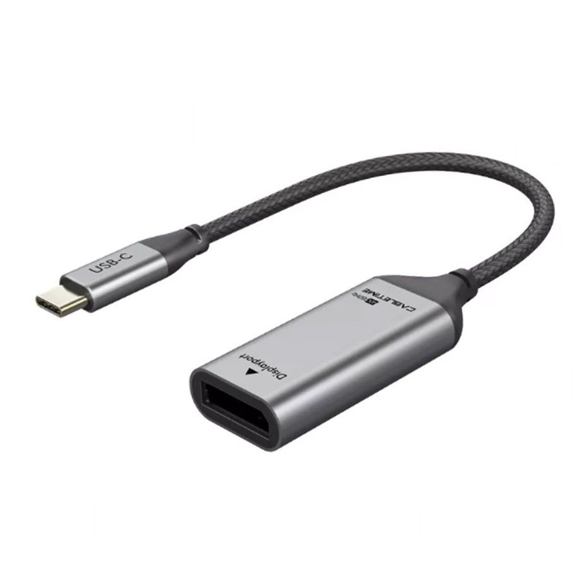 GENERICO - Mini Adaptador 4k Usb-c A Display Port Dp Aluminio Nylon