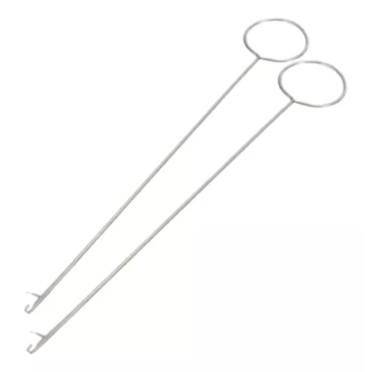 GENERICO - 2ud Engarzador Aguja Para Voltear Cintas Volteador De Cuello