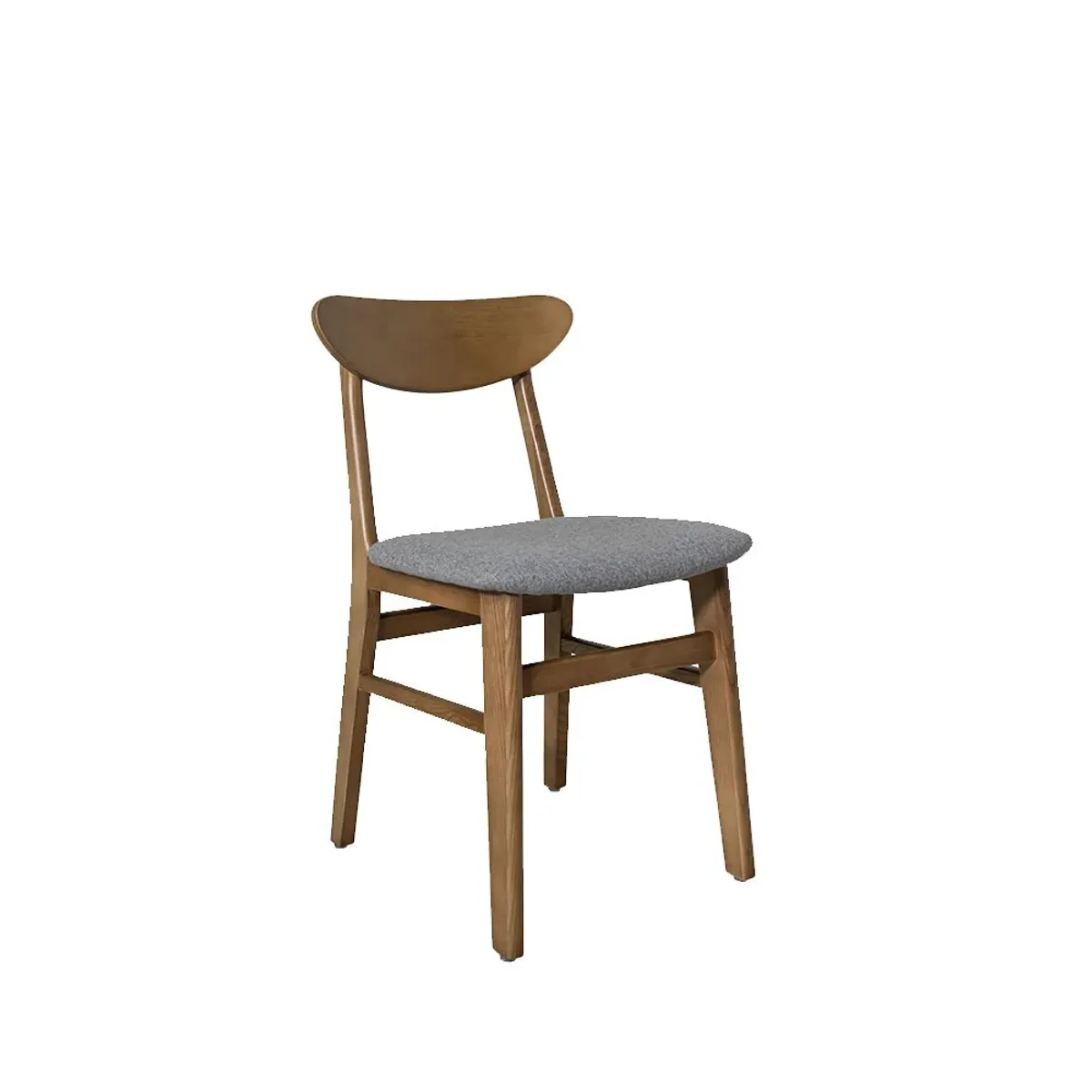NIHM - Silla de Comedor Buhl de Madera Marrón Oscuro