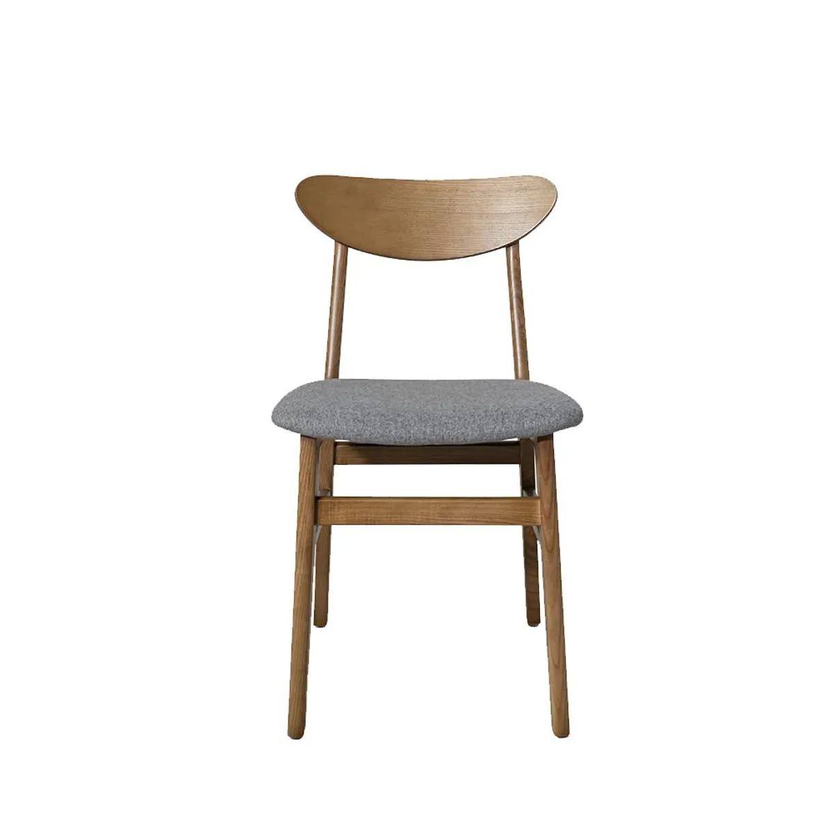 NIHM - Silla de Comedor Buhl de Madera Marrón Oscuro