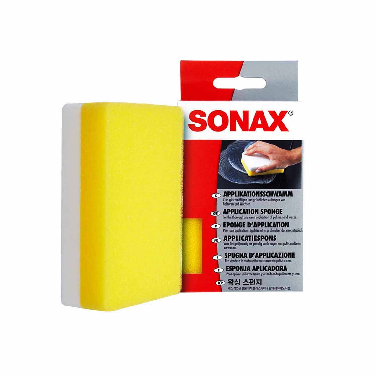 SONAX - ESPONJA APLICADORA DE CERA SONAX