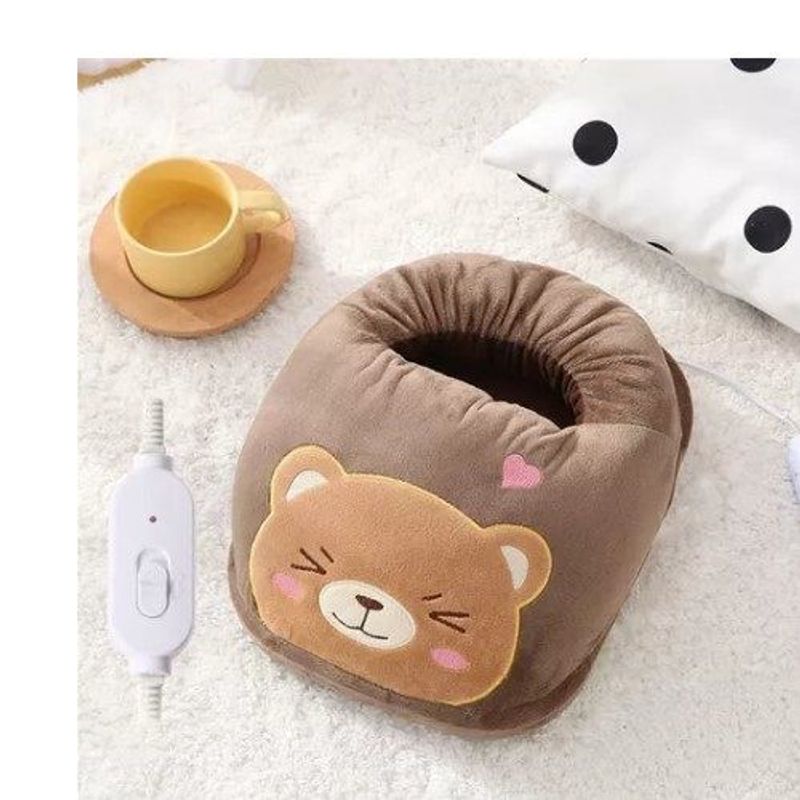GENERICO - Pantufla Calentador Eléctrico Pies Kawaii