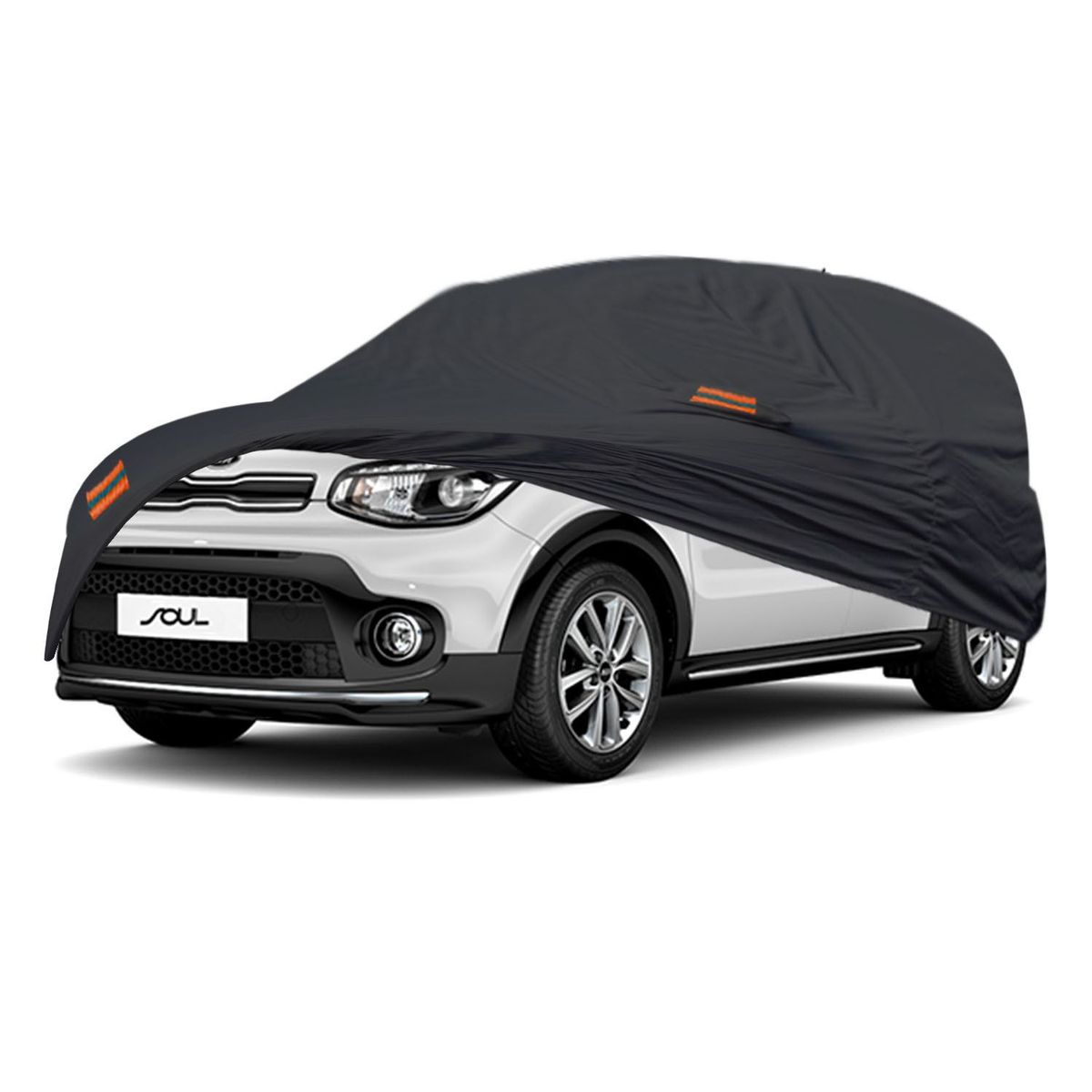 TECGO - PROTECTOR CUBIERTA FUNDA COBERTOR TIPO KIA SOUL GRIS