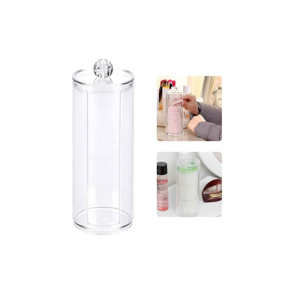 GENERICO - Organizador de Acrílico Hisopos - Algodón