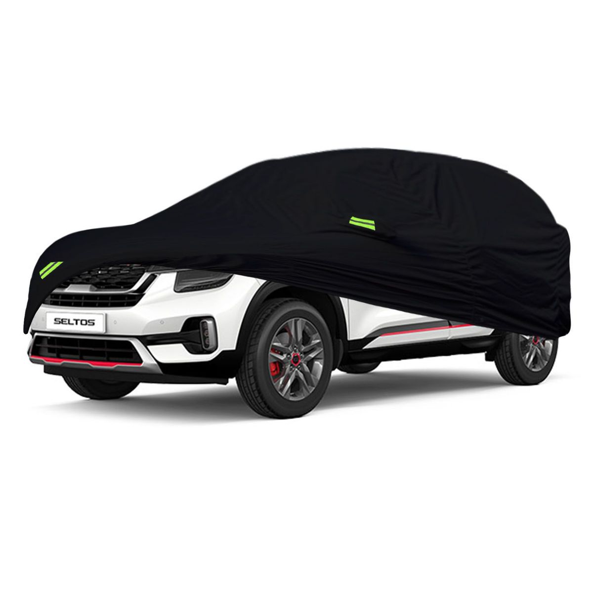 TECGO - PROTECTOR CUBIERTA FUNDA COBERTOR TIPO KIA SELTOS Negro