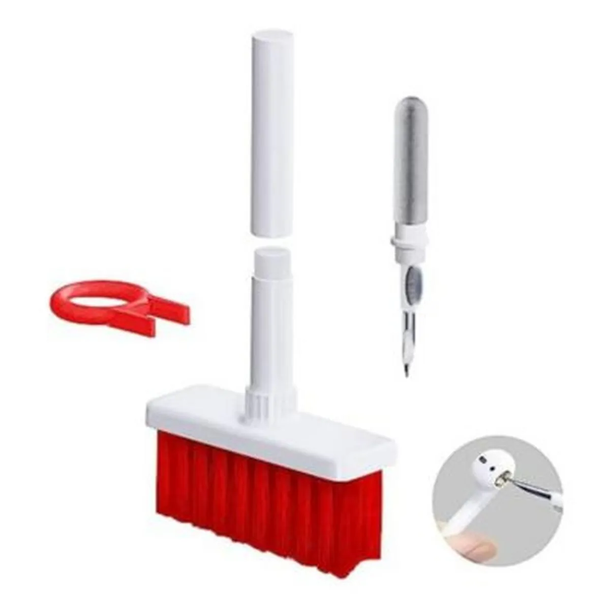 GENERICO - Kit de cepillo de limpieza de teclado 5 en 1