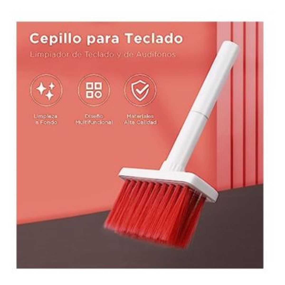 GENERICO - Kit de cepillo de limpieza de teclado 5 en 1