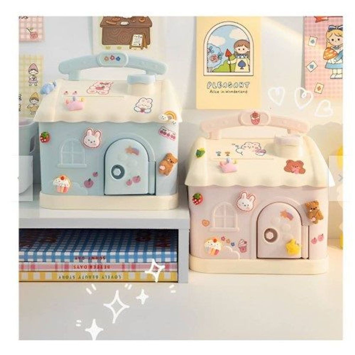 GENERICO - Juego Alcancía Casita Kawaii Aleatorio