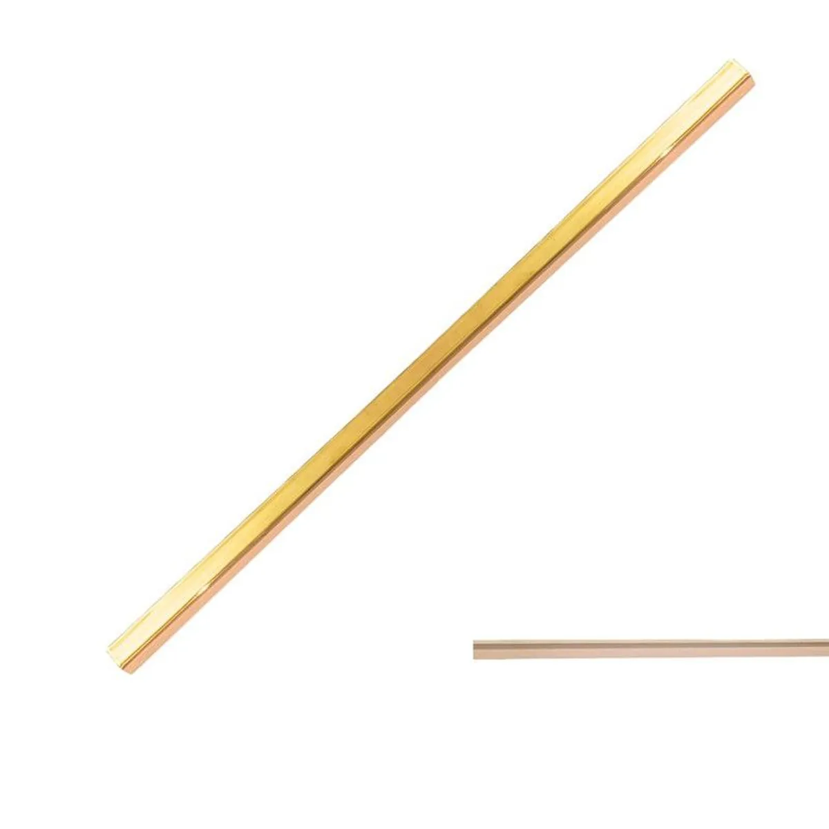 EJESA CREA TU ESPACIO IDEAL - Lapiz Ceramico Dorado Cuadrado 1x60CM