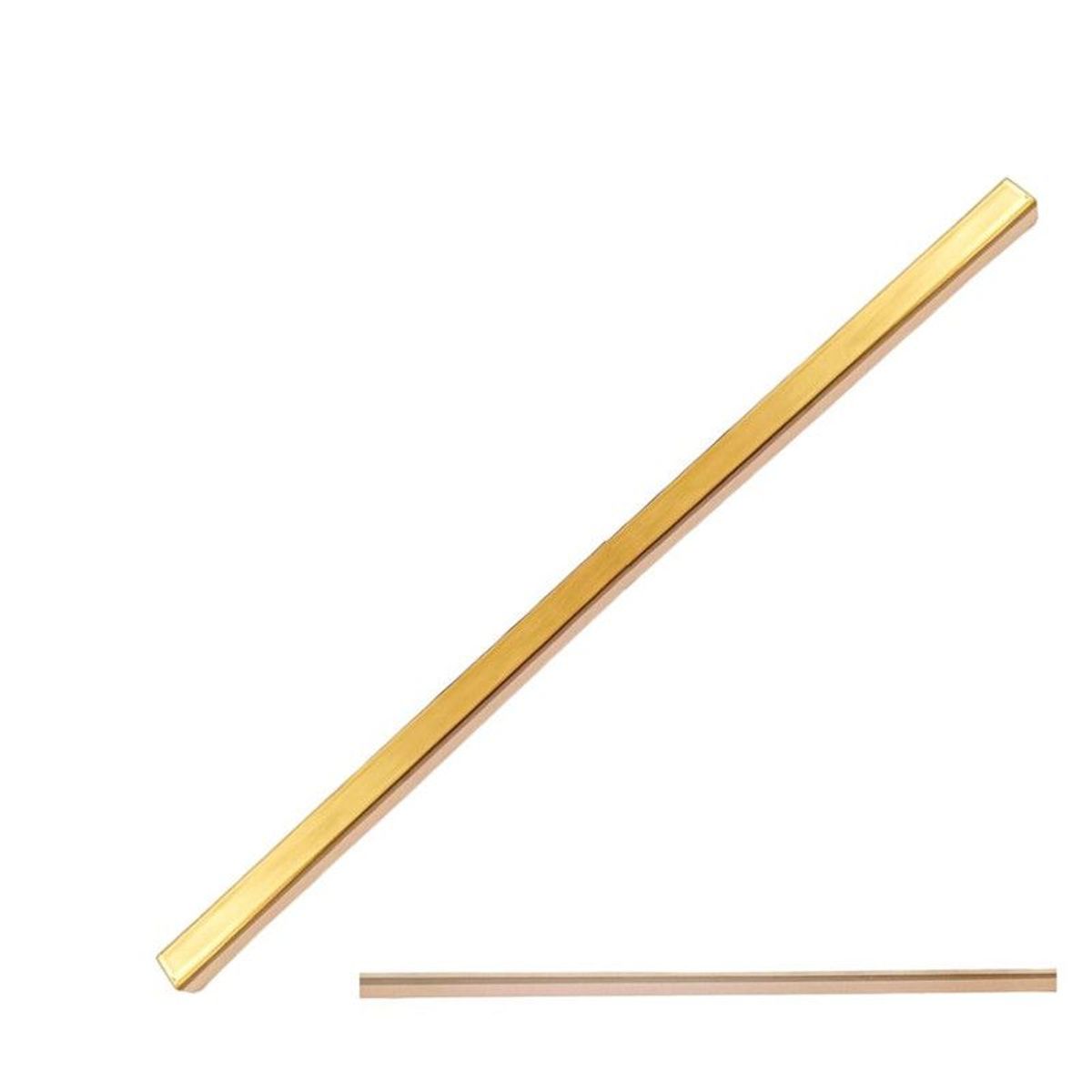 EJESA CREA TU ESPACIO IDEAL - Lápiz Cerámico Cuadrado Dorado 1.5X60CM