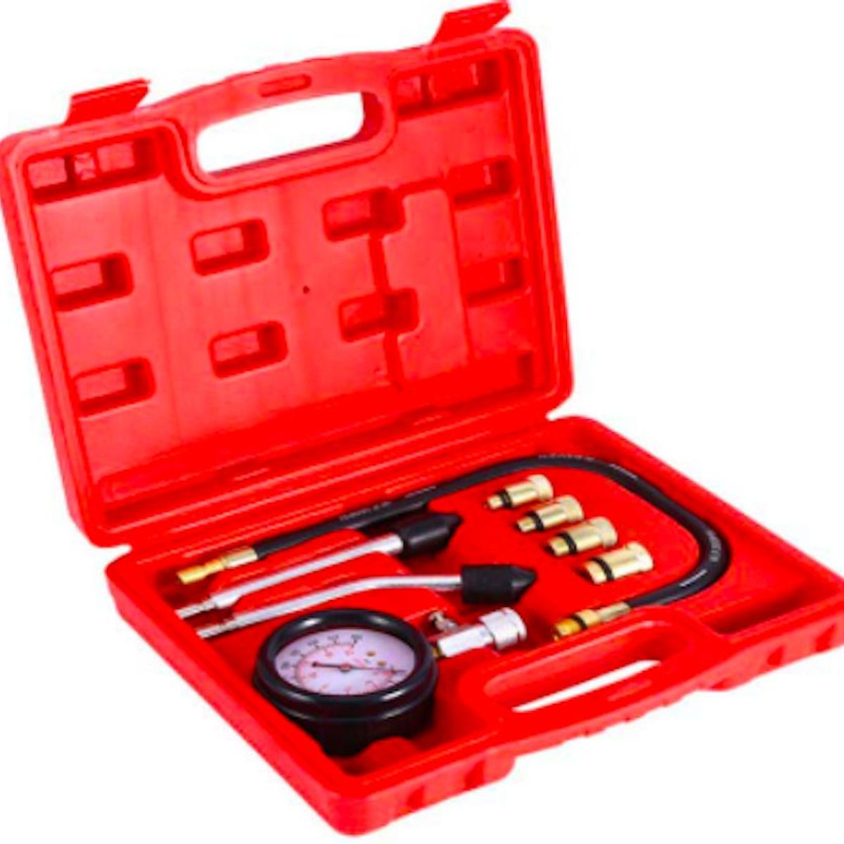 GENERICO - KIT COMPRESÍMETRO MOTORES GASOLINA 8PCS WORKTOOLS
