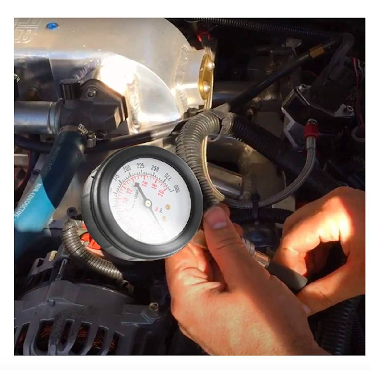 GENERICO - KIT COMPRESÍMETRO MOTORES GASOLINA 8PCS WORKTOOLS