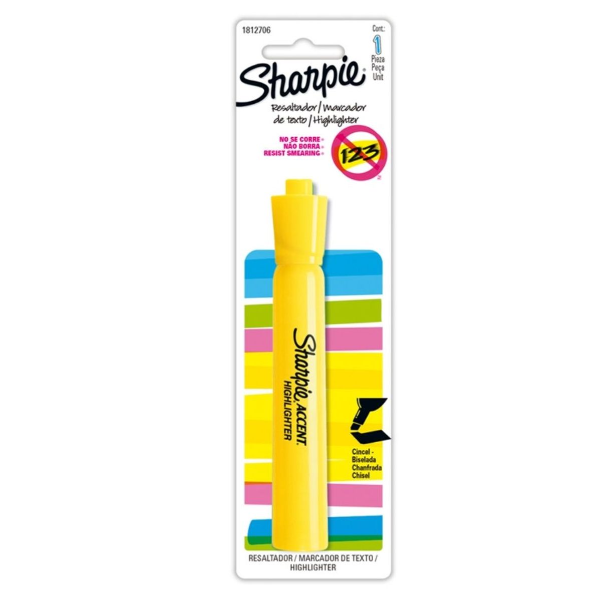 SHARPIE - Resaltador Tank Amarillo X 1